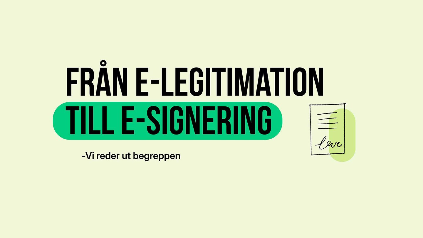 information om webbinarium från e-legitimation till e-signering 