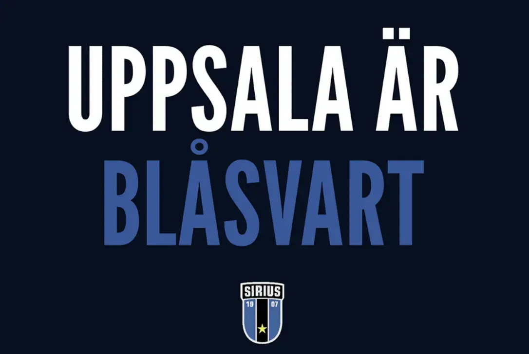 Uppsala är blåsvart