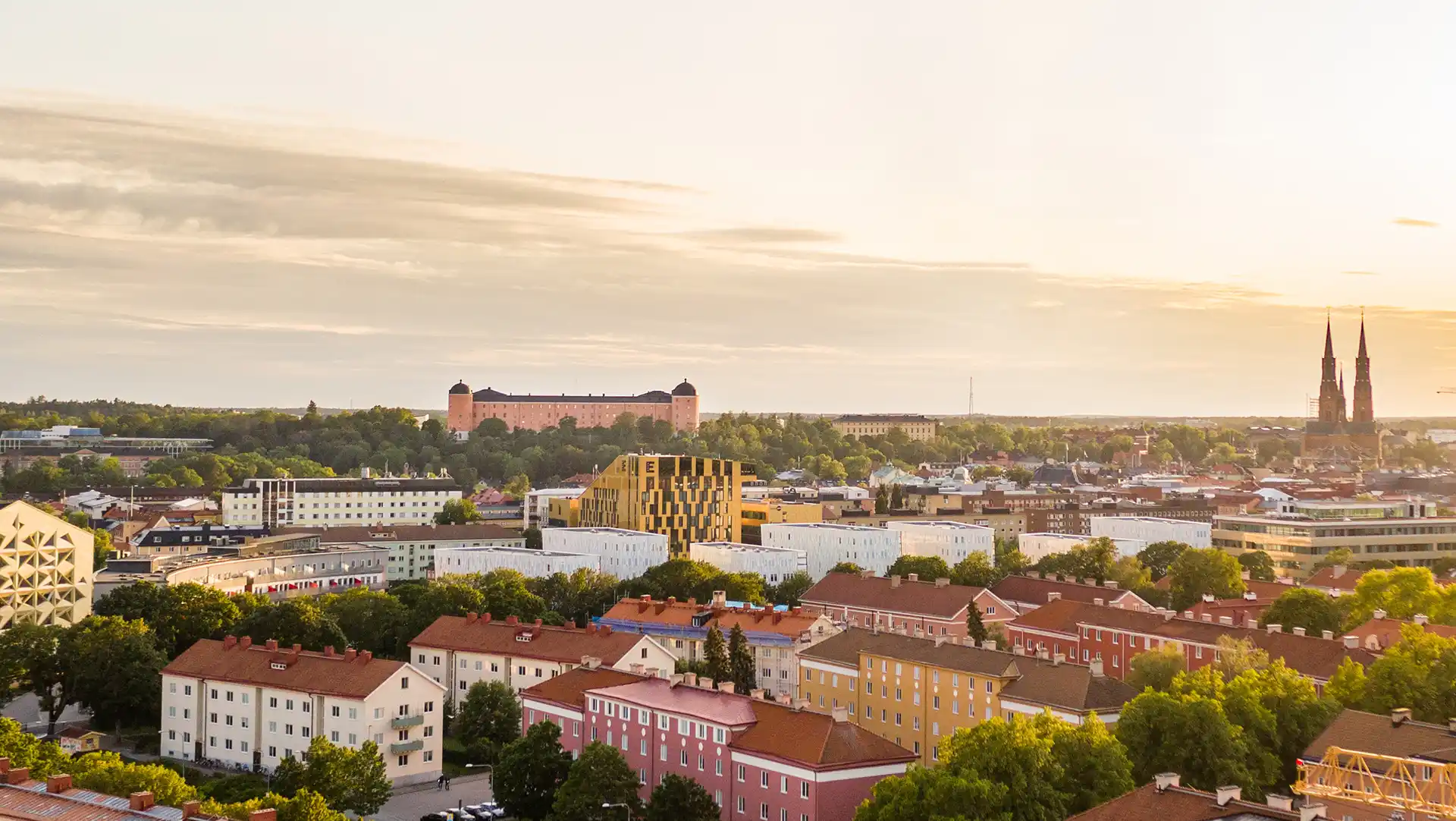 Bild över Uppsala stad