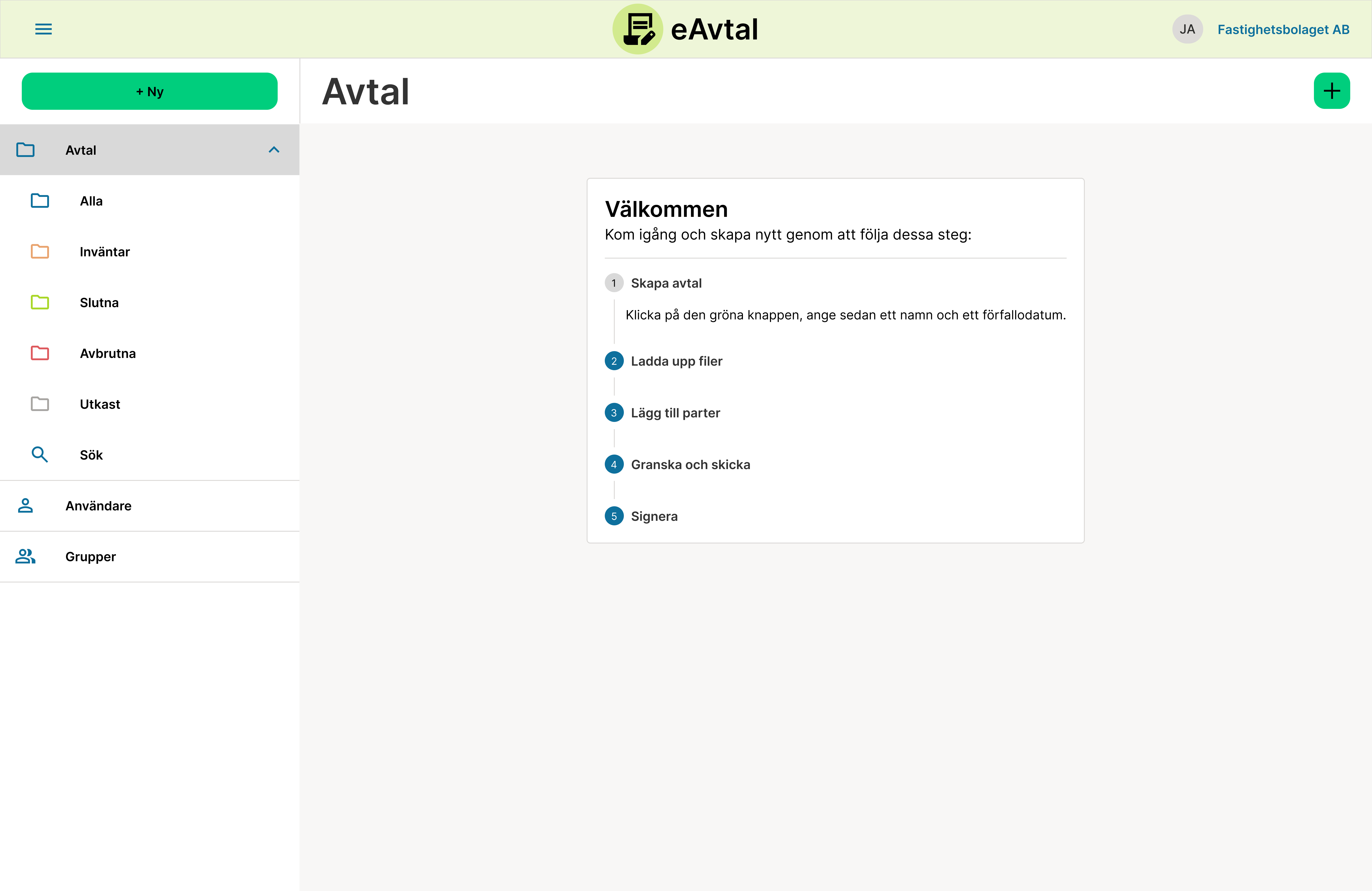 eAvtal - Empty Archive
