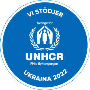 vi stödjer UNHCR 